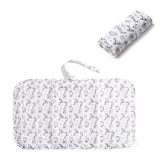 Waterproof Foldable Baby Diaper Changing Pad Portable Nylon Diaper Sheet for Newborn Toddler Travel Essential