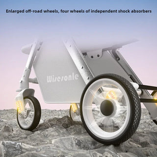 Lightweight baby stroller, high landscape stroller,can sit or lie down in both directions,suitable for babies aged 0-5 years old