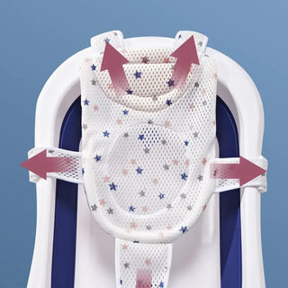 Cross-shaped Newborn Baby Bath Cushion Adjustable Anti-slip Baby Bath Net Mat Baby Bathtub Pillow Foldable Children Bathtub