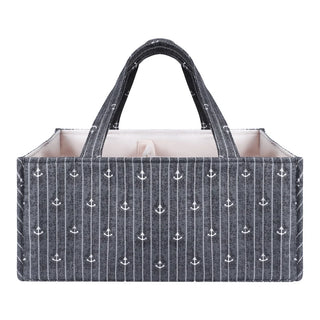 Diaper Caddy Organizer with Removable Dividers Large Capacity Storage Basket Tote for Baby Essentials Nursery Living Room Travel