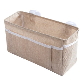 Essentials Multipurpose Baby Bed Organizer Hanging Diaper Toy TissuCanvas Baby Crib Organizer Bed Hanging Storage Bag For Baby