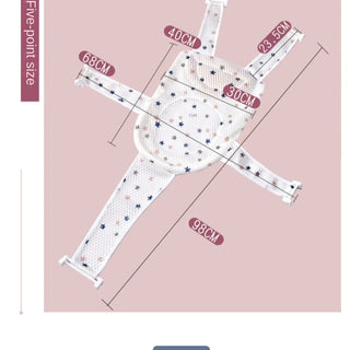 Cross-shaped Newborn Baby Bath Cushion Adjustable Anti-slip Baby Bath Net Mat Baby Bathtub Pillow Foldable Children Bathtub
