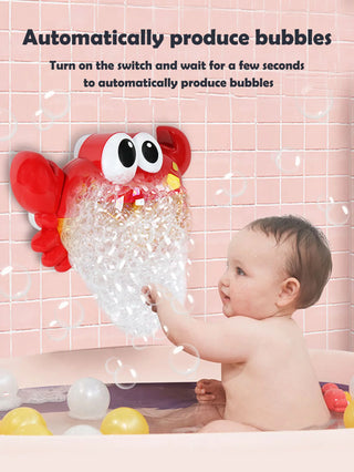 Baby Bath Toys Bubble Machine Frog Music Kids Bath Toy Bathtub Soap Automatic Bubble Maker Baby Bathroom Toy for Children Gift