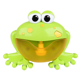 Baby Bath Toys Bubble Machine Frog Music Kids Bath Toy Bathtub Soap Automatic Bubble Maker Baby Bathroom Toy for Children Gift