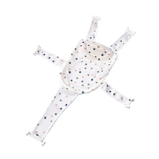 Cross-shaped Newborn Baby Bath Cushion Adjustable Anti-slip Baby Bath Net Mat Baby Bathtub Pillow Foldable Children Bathtub