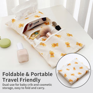 Baby Diaper Bag Organizer Travel-Friendly Compact & Foldable Stroller Pouch For Newborn Essentials Must-Have For Boys & Girls