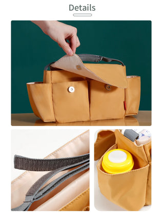 Universal Buggy Baby Pram Organizer Bottle Holder Multipurpose Baby Stroller Accessory Stroller Caddy Storage Diaper Nappy Bag