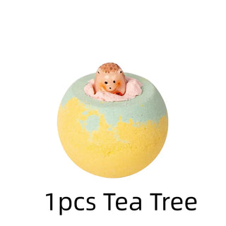 100G Bath Bombs for Kids with Surprise Toys Inside for Kids & Boys and Girls Holiday Bubble Bath with Cheerful Scent