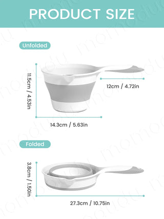 Baby Bath Rinsing Cup, Large Capacity Anti-Slip & Hangable Shampoo Helper for Mess-Free Hair Wash