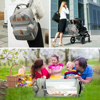 3-in-1 Baby Diaper Backpack