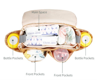 Universal Buggy Baby Pram Organizer Bottle Holder Multipurpose Baby Stroller Accessory Stroller Caddy Storage Diaper Nappy Bag