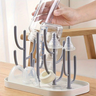 Baby Bottle Drying Rack PP Portable Milk Bottle Drainer Pacifier Dryer Baby Care Tools Feeding Bottle Drying Shelves