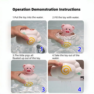 Baby Bath Toy, Bathing Cute Swimming Water Spraying Clouds Shower Bath Toy For Kids Water Playing Toy