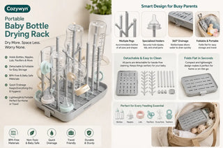 Foldable Baby Bottle Drying Rack Cozywyn Baby